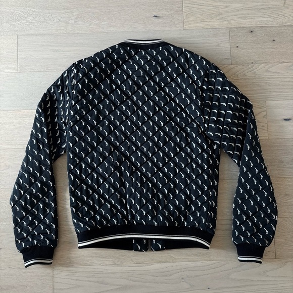 Dolce & Gabbana Men’s Pistol Print Quilted Bomber Jacket - Picture 5 of 6